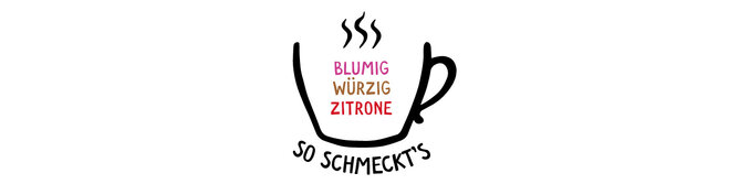 Grafik von der Sensoriktasse mit blumig, würzig, Zitrone. | © SONNENTOR