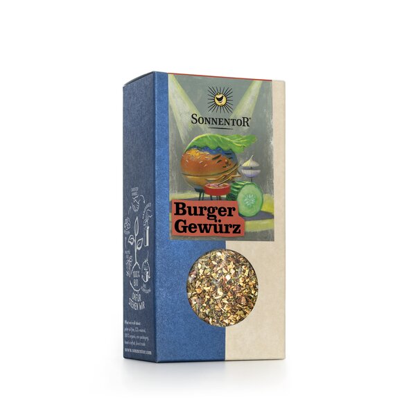 Burger-Gewürz bio 60 g, Packung | © SONNENTOR