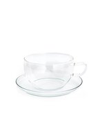 Jumbo cup with saucer