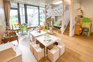 Auf dem Foto ist der Gruppenraum des Sonnenscheinchens zu sehen. | © SONNENTOR